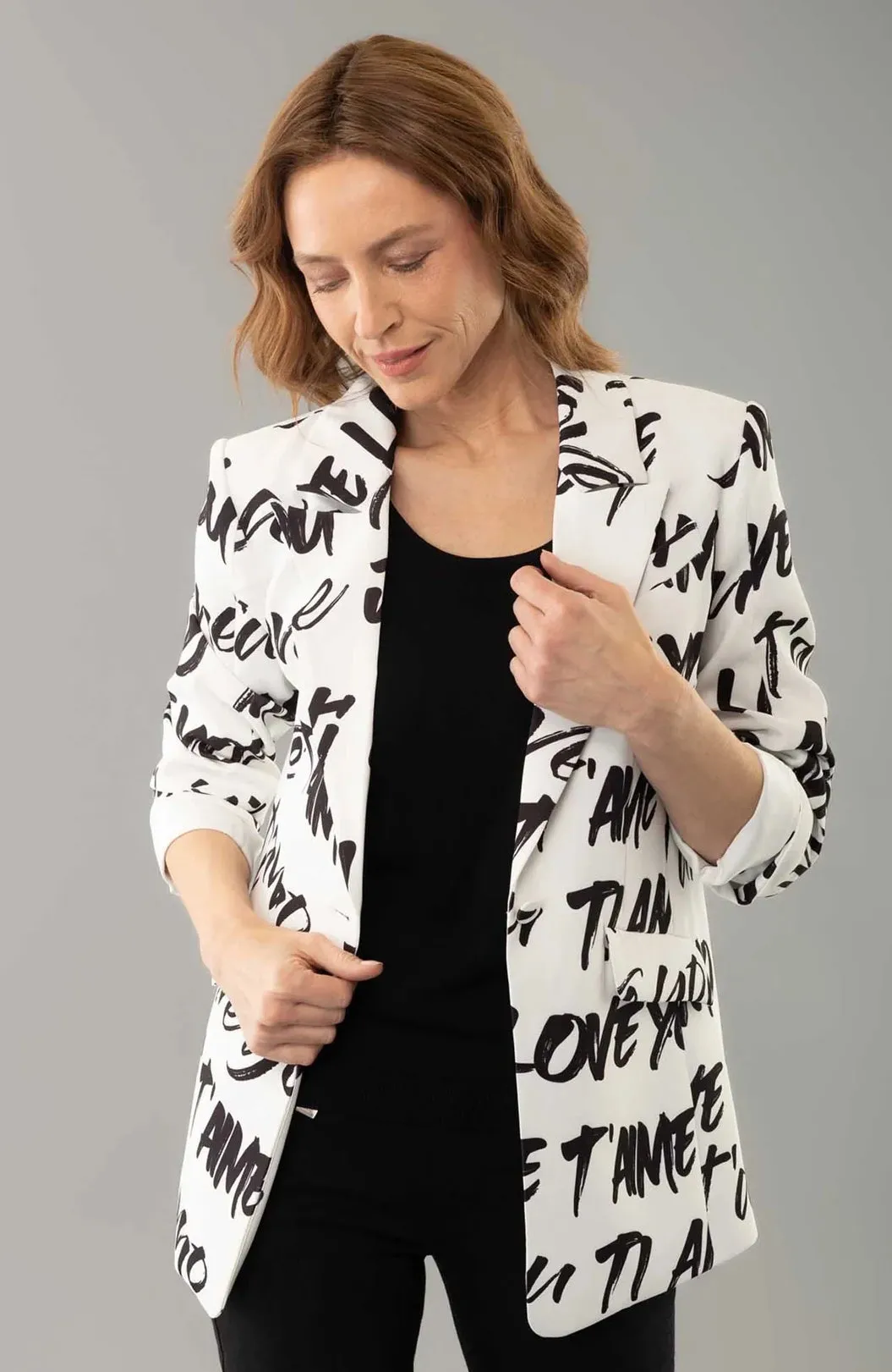 1144391 Eleanor Printed Jacket