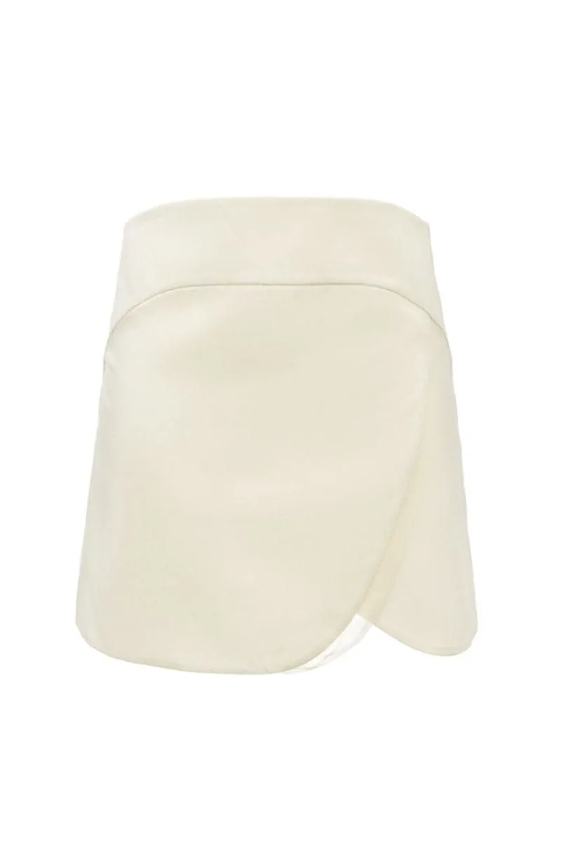 A-LINE CHIFFON BANDEAU TOP