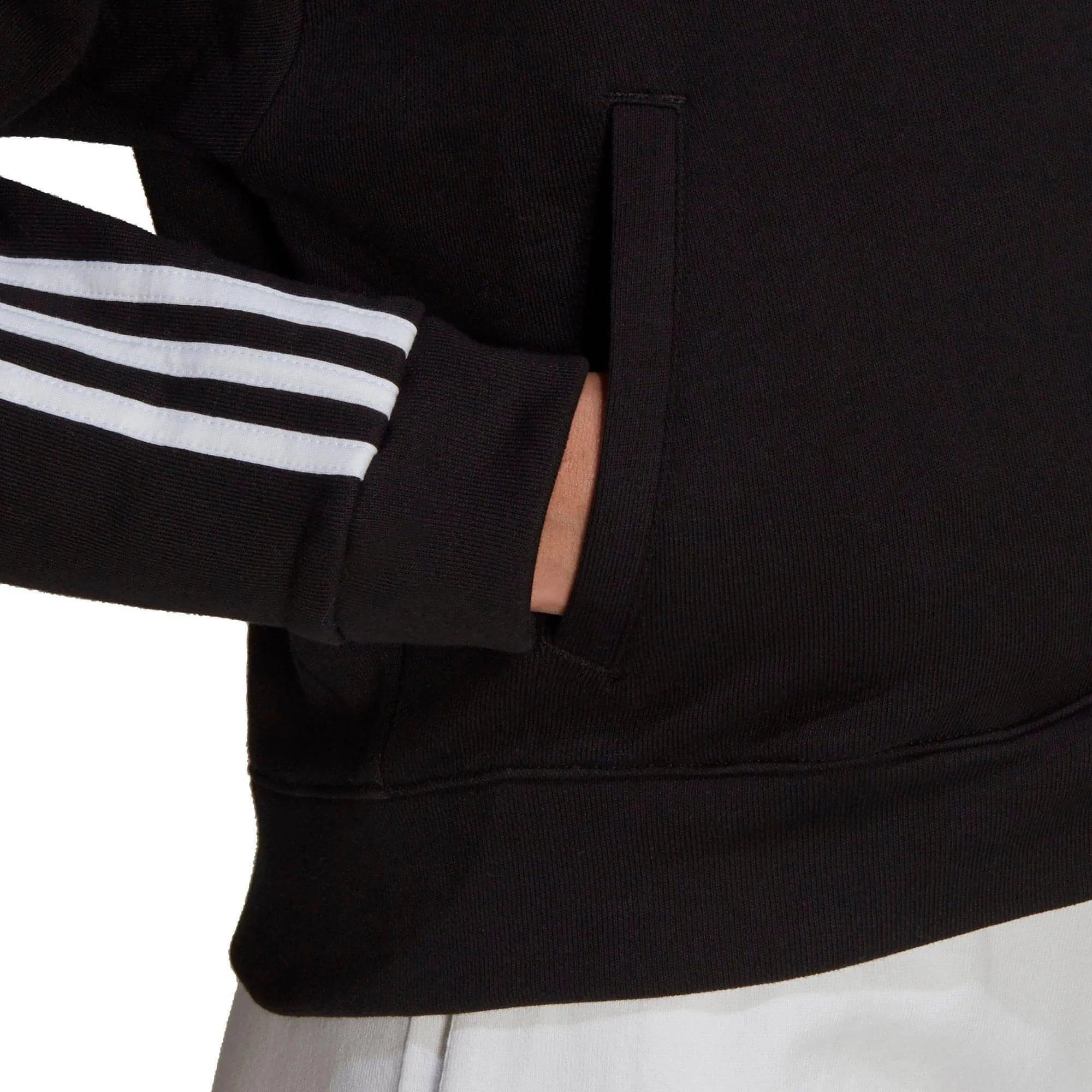 adidas Cropped Womens Track Top - Black