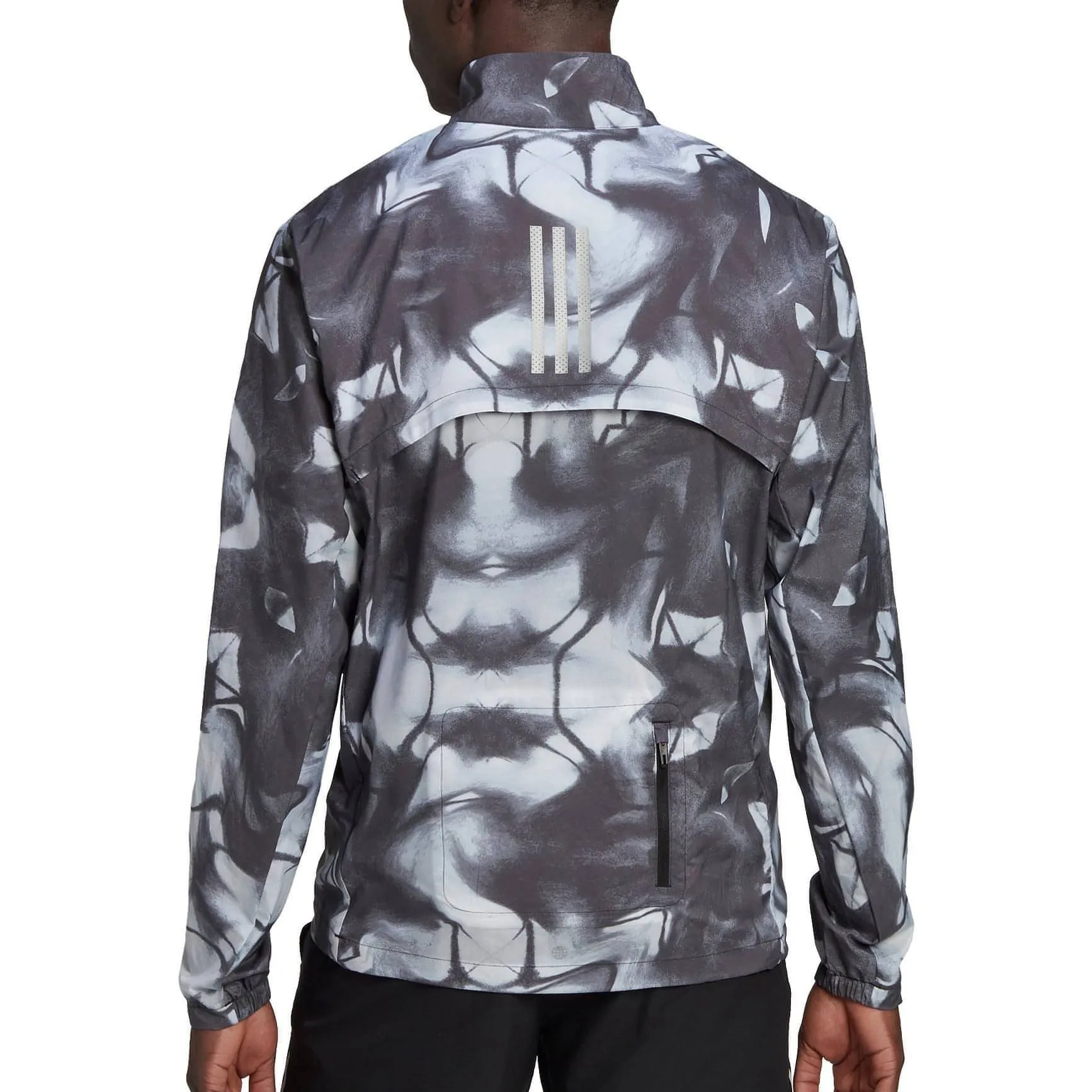 adidas Marathon Translucent Mens Running Jacket - White