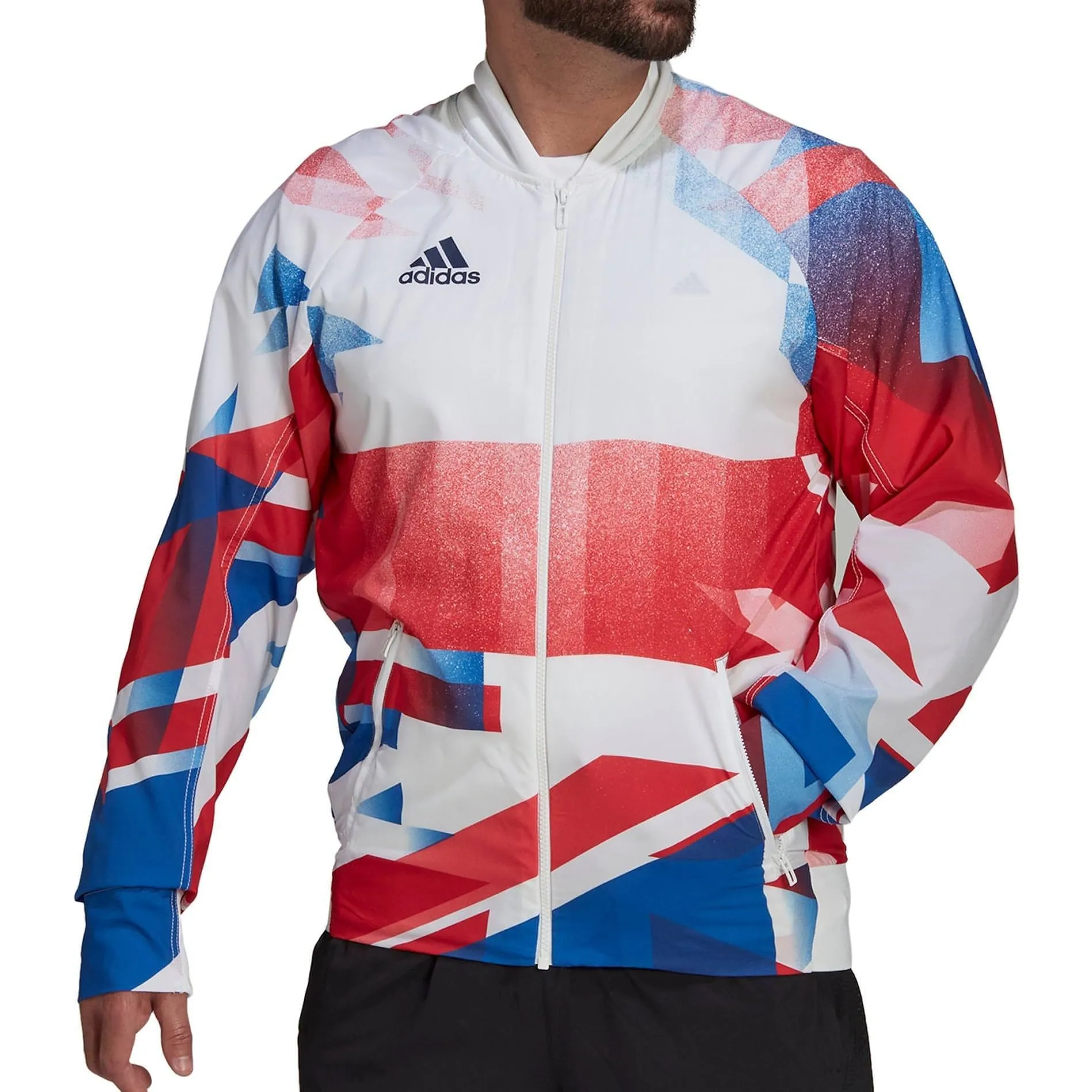 adidas Team GB Podium Mens Jacket - White