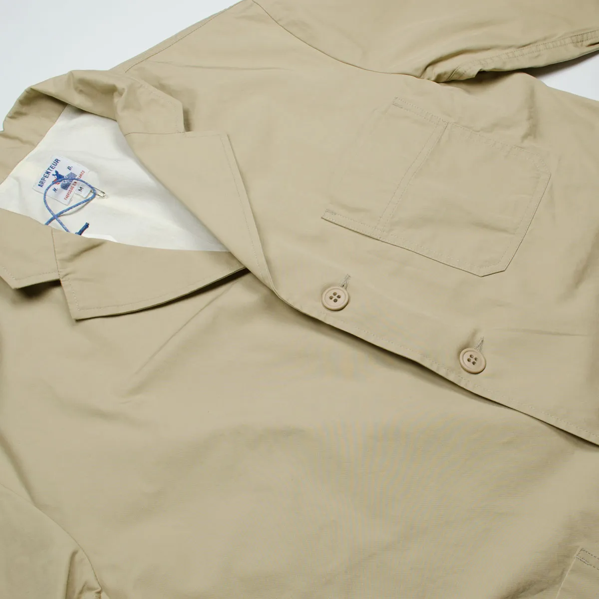 Arpenteur - Atelier Jacket HD Cotton Gabardine - Sand