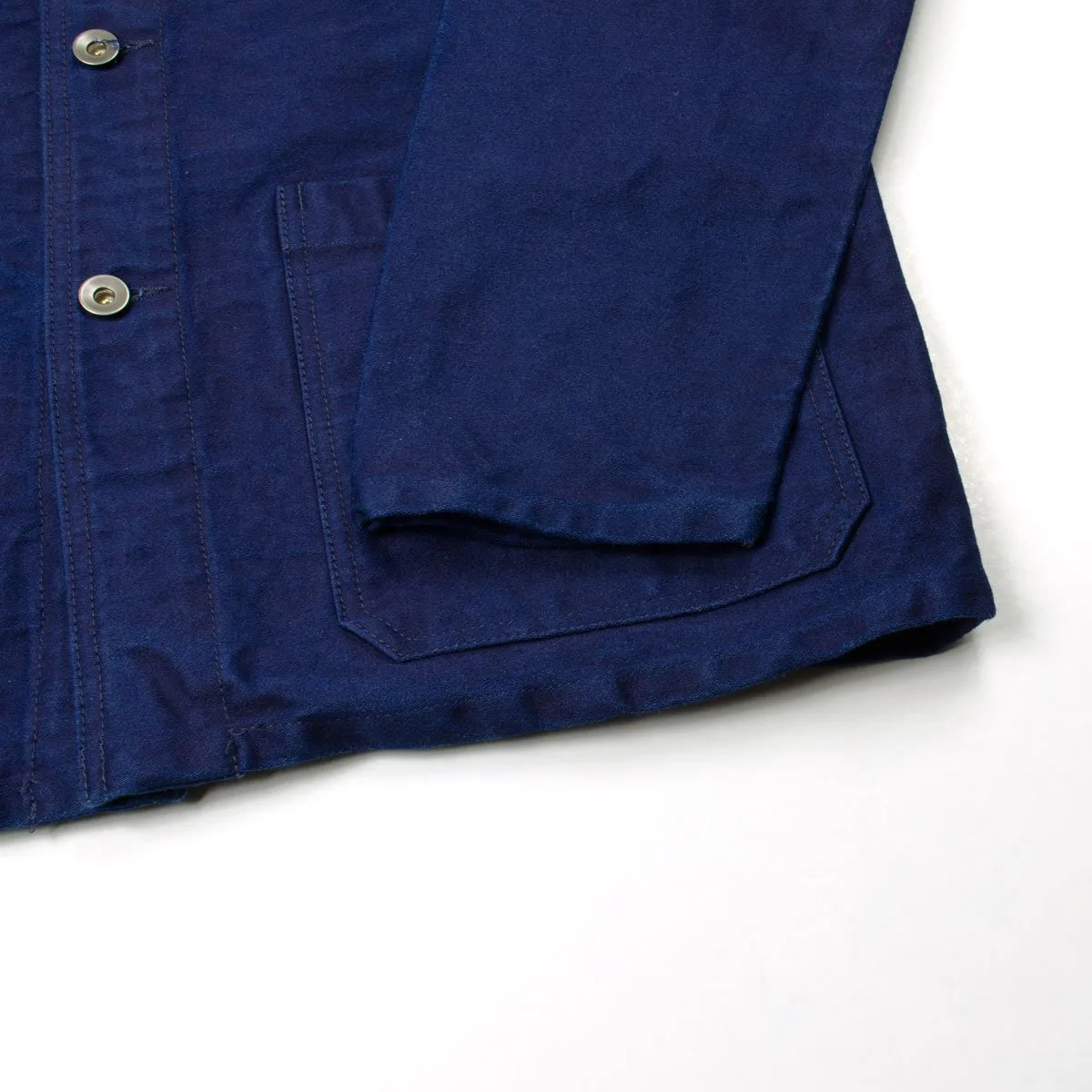 Arpenteur - Raglan Moleskine Work Jacket - Indigo