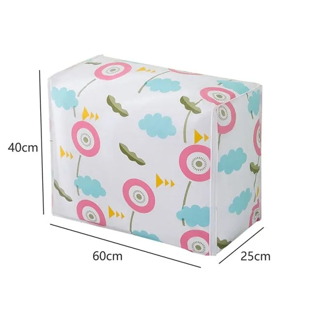 Ashore Shop clothing Zipper Fabric Moisture-Proof Storage Box