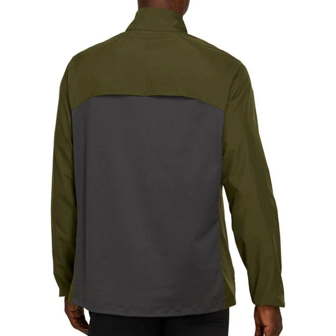 Asics Future Camo Mens Running Jacket - Green