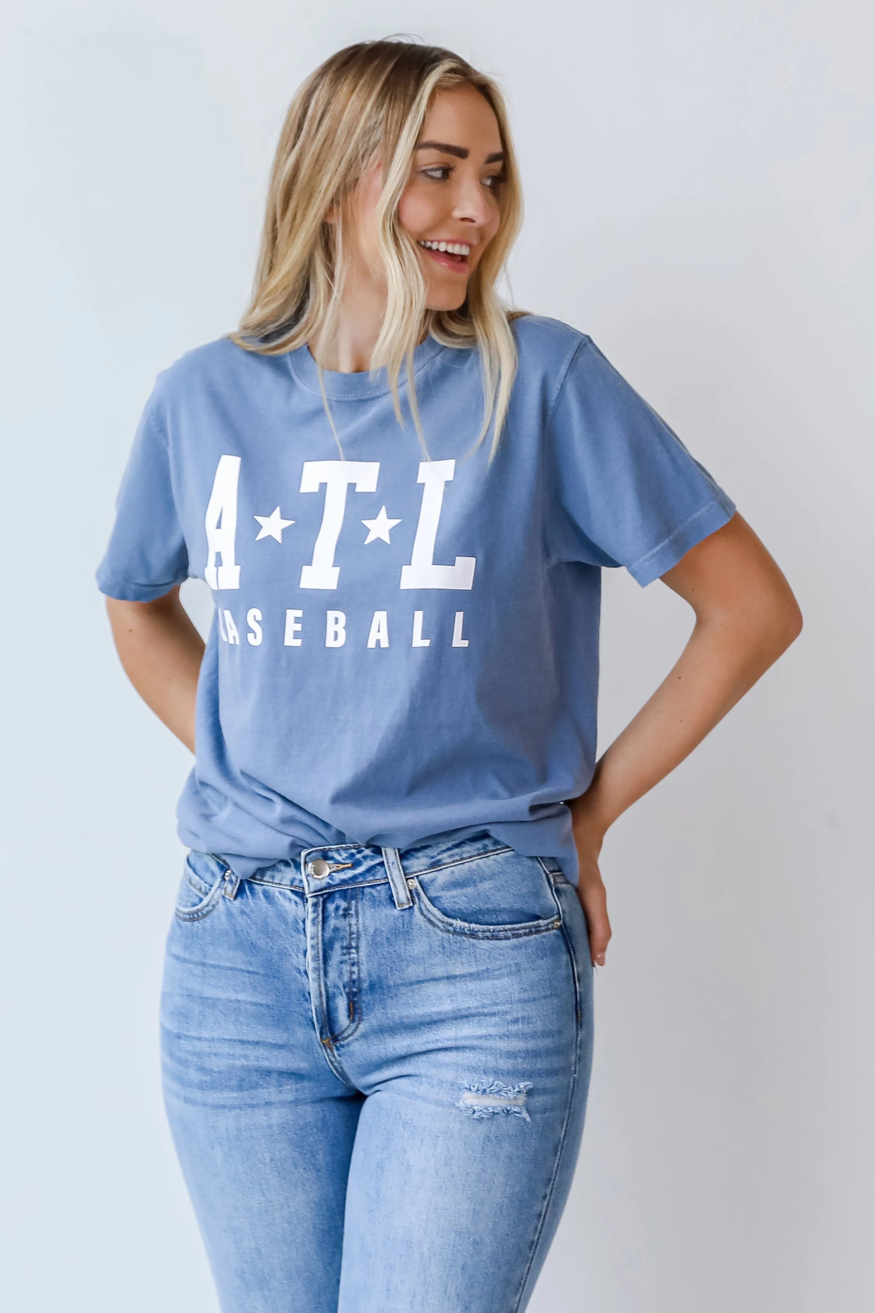 ATL Star Baseball Tee