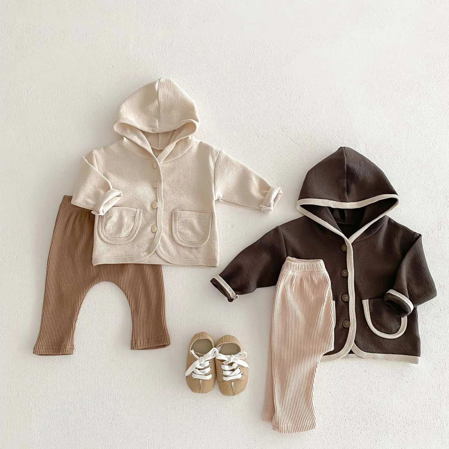 Baby Kid Girls Boys Solid Color Jackets Outwears Wholesale 23101953