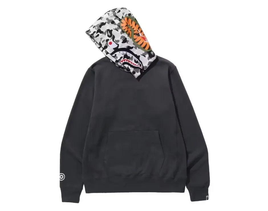 BAPE ABC CAMO SHARK PULLOVER HOODIE CHARCOAL