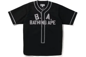 BAPE BASEBALL SHIRT BLACK