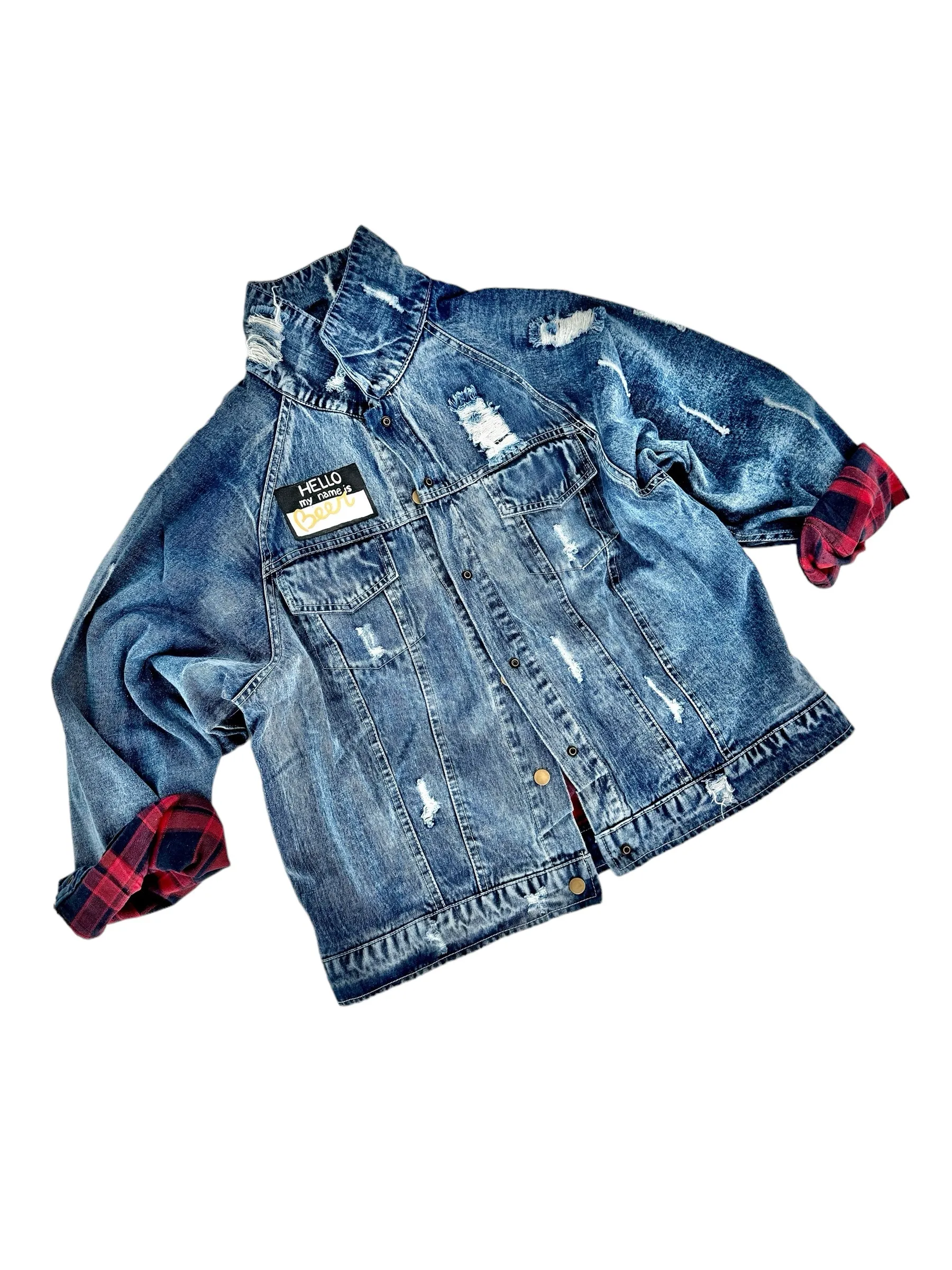 'Beer Season' Denim Jacket