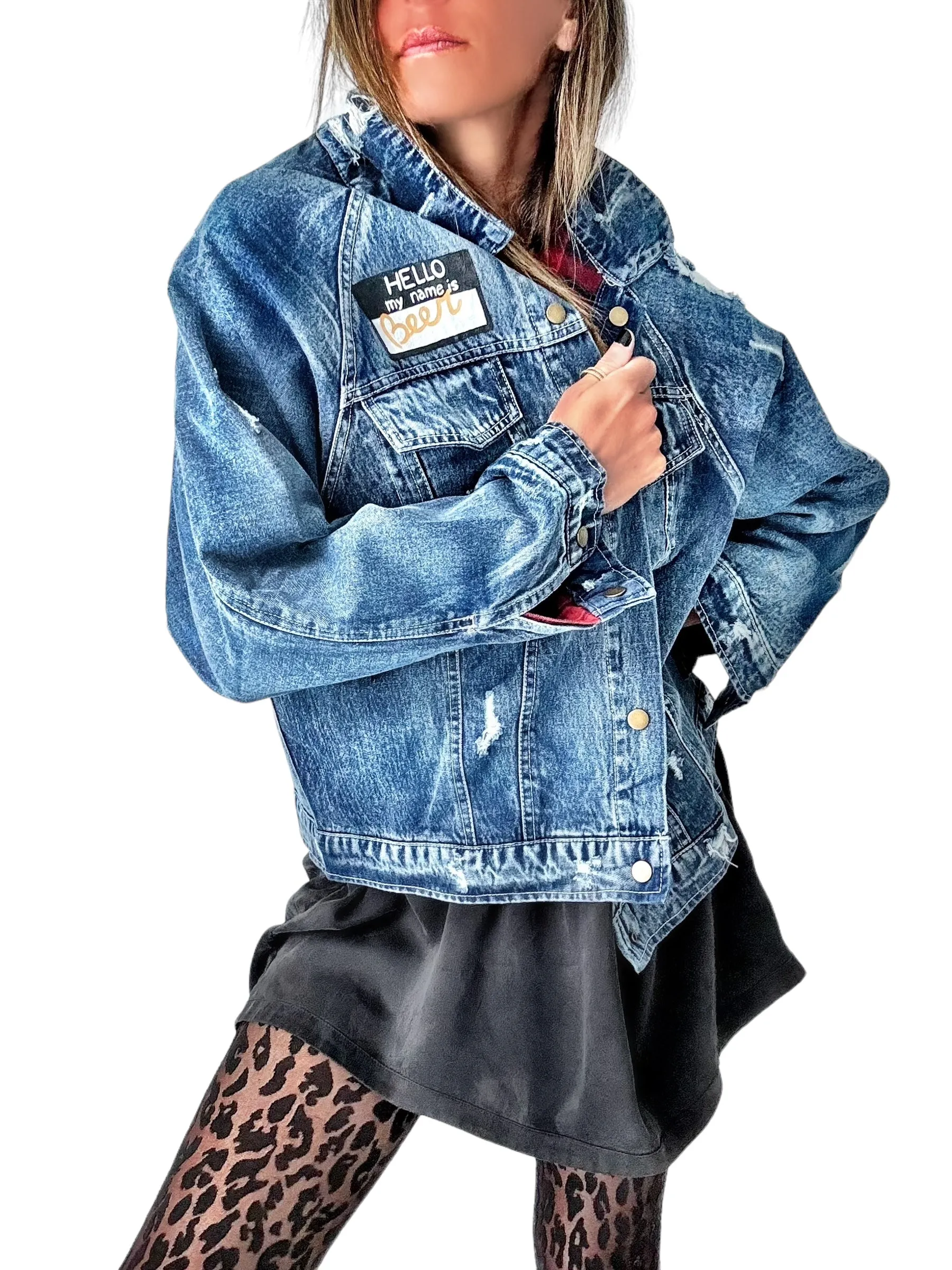 'Beer Season' Denim Jacket