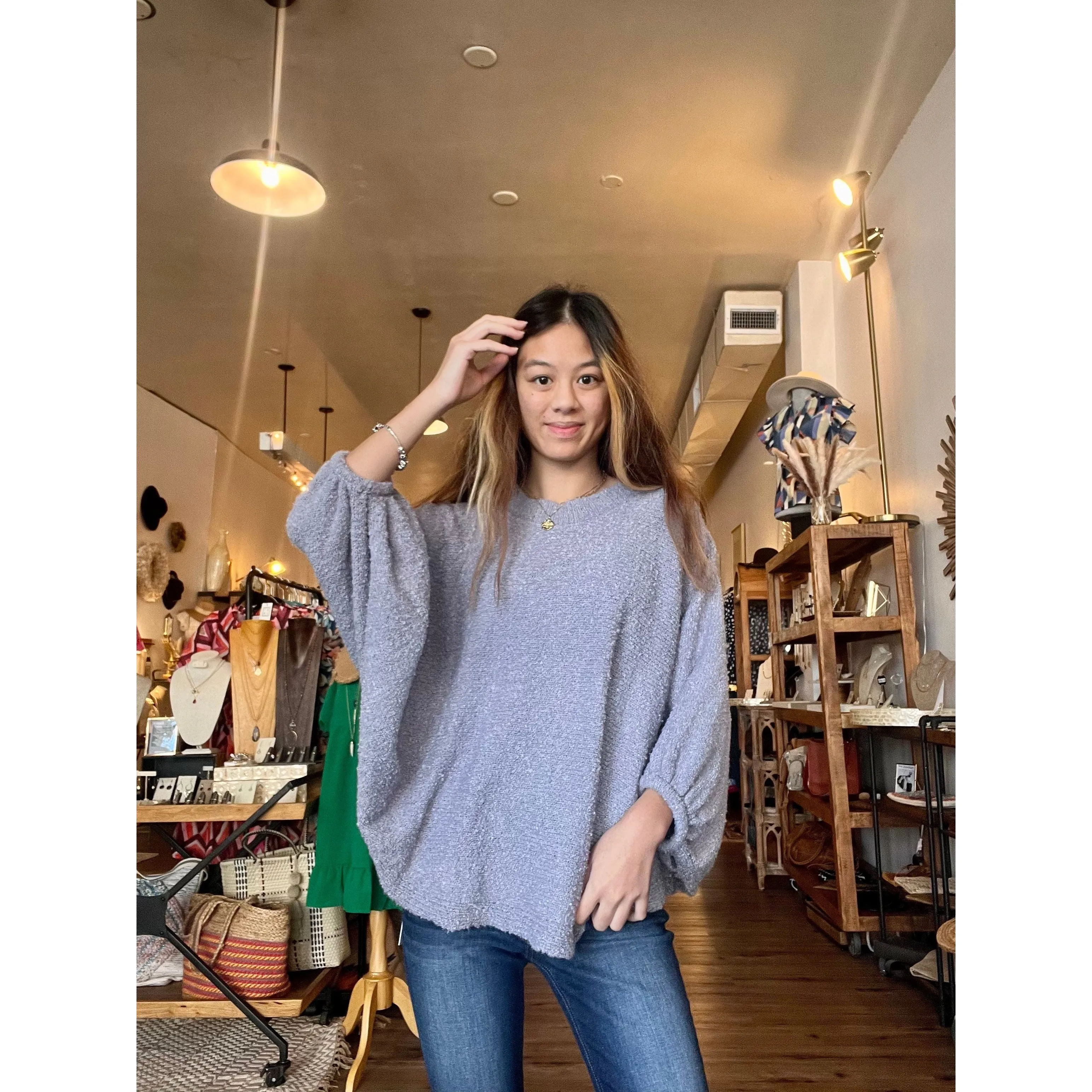 Berkeley Fate Soft Batwing Sweater-SALE