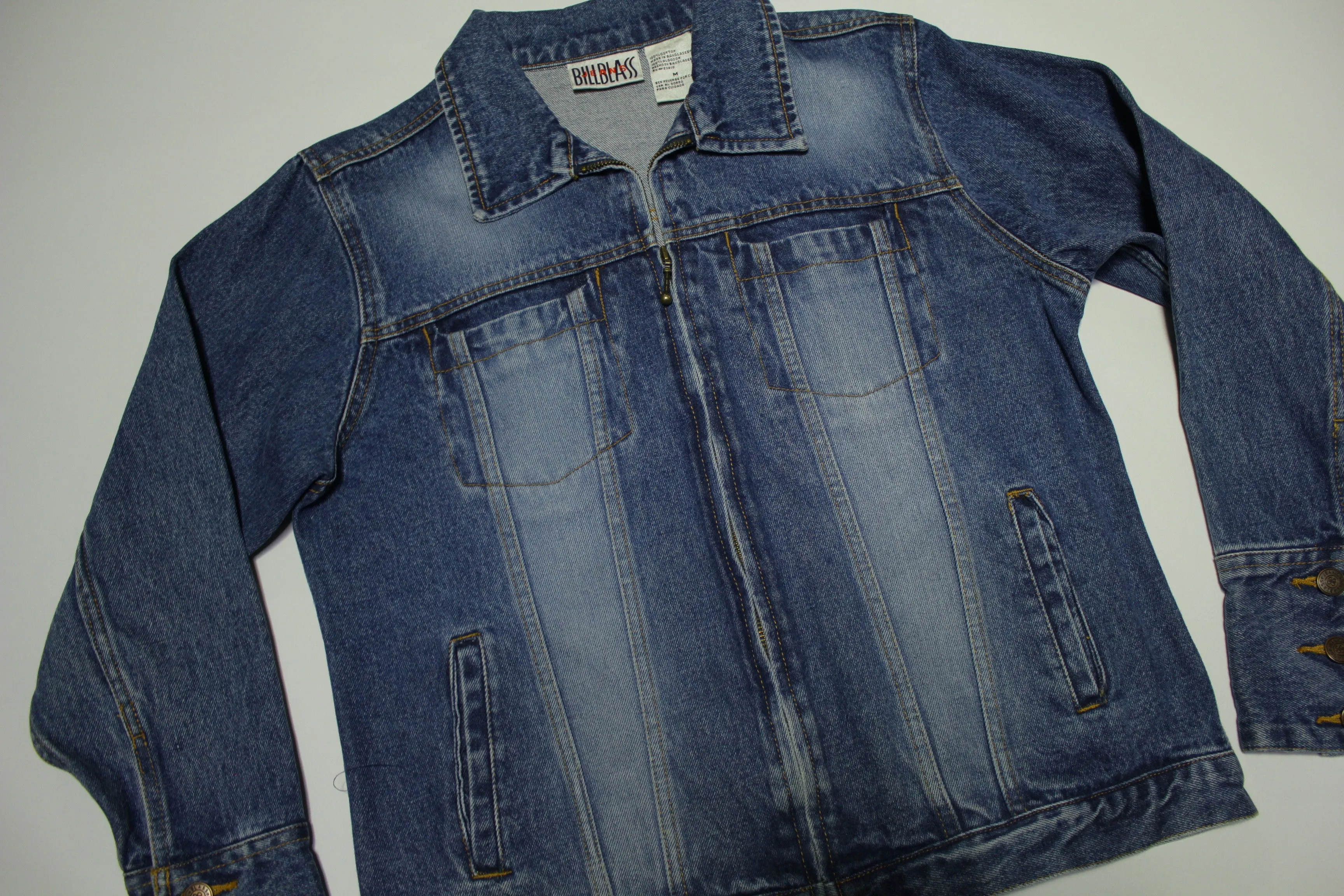 Bill Blass Jeans 80's Vintage Trucker Jean Jacket