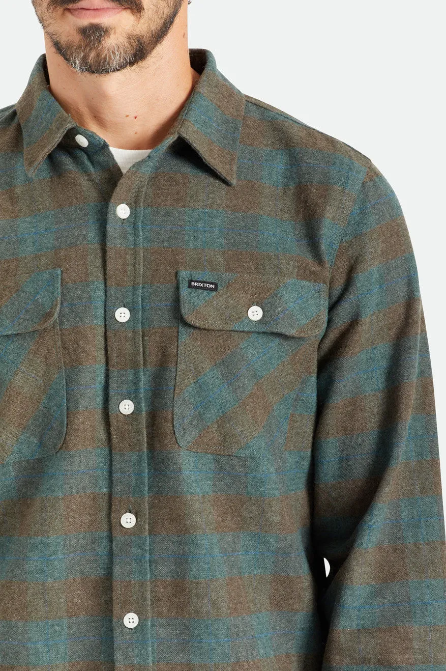 Bowery L/S Flannel - Ocean