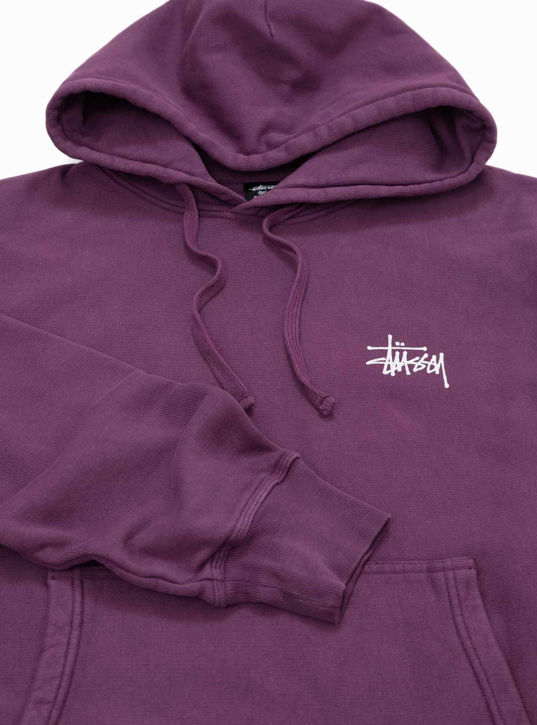 Built Tough Pigment Dyed Hoodie Purple