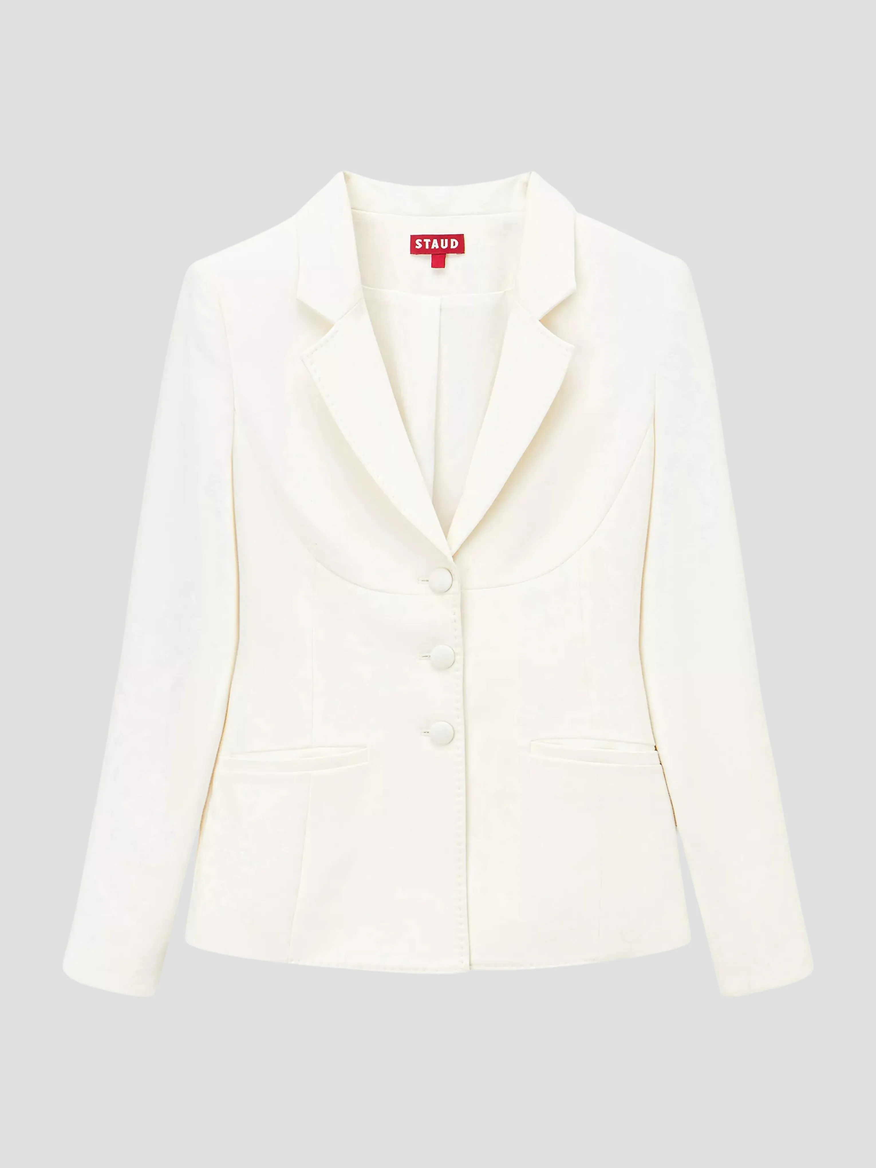 Carson Ivory Single Breasted Blazer