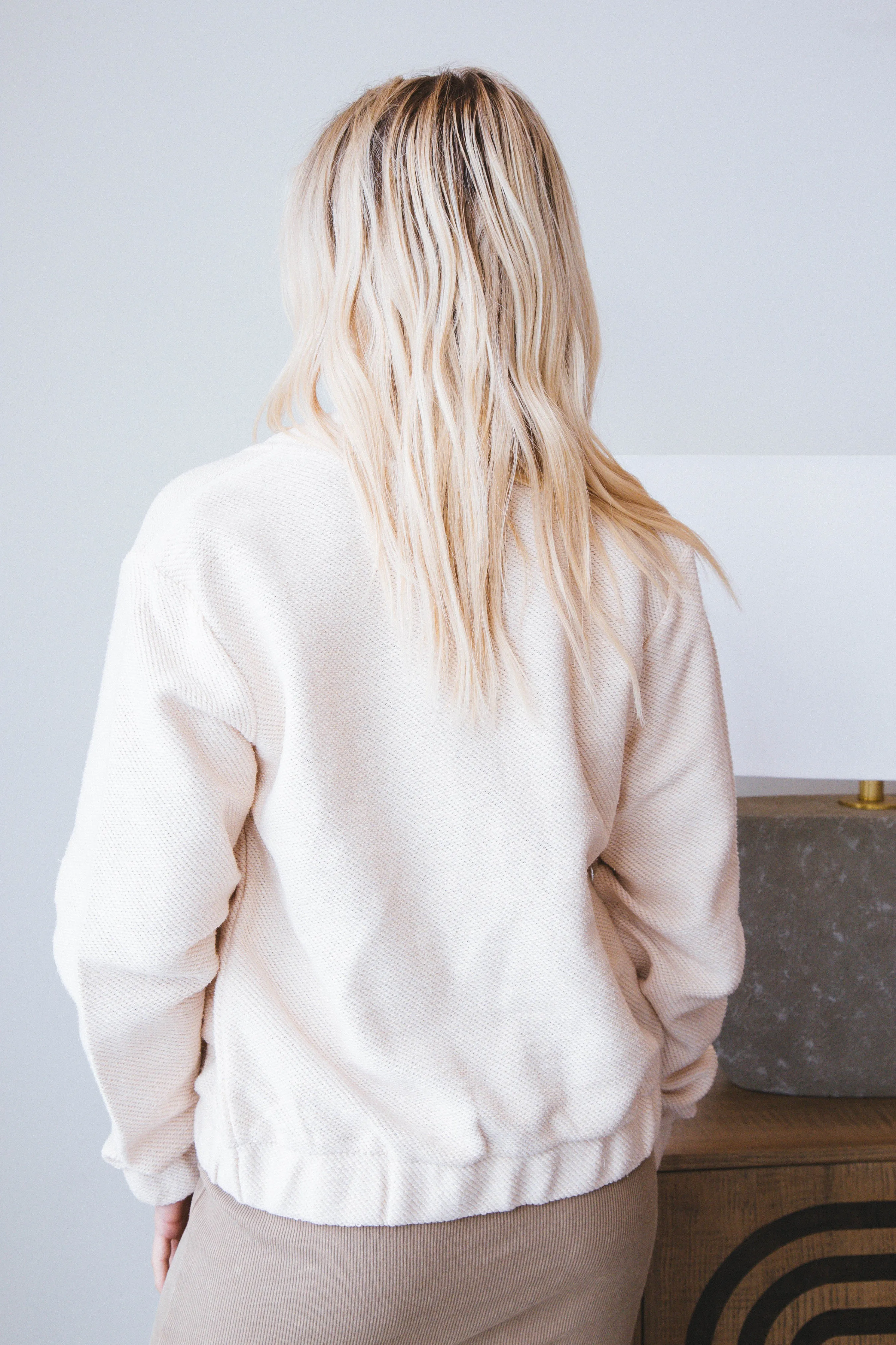 Casey Knit Bomber Jacket, Sand Dollar | Sanctuary