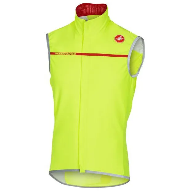 Castelli Mens Perfetto Cycling Vest - Fluro Yellow