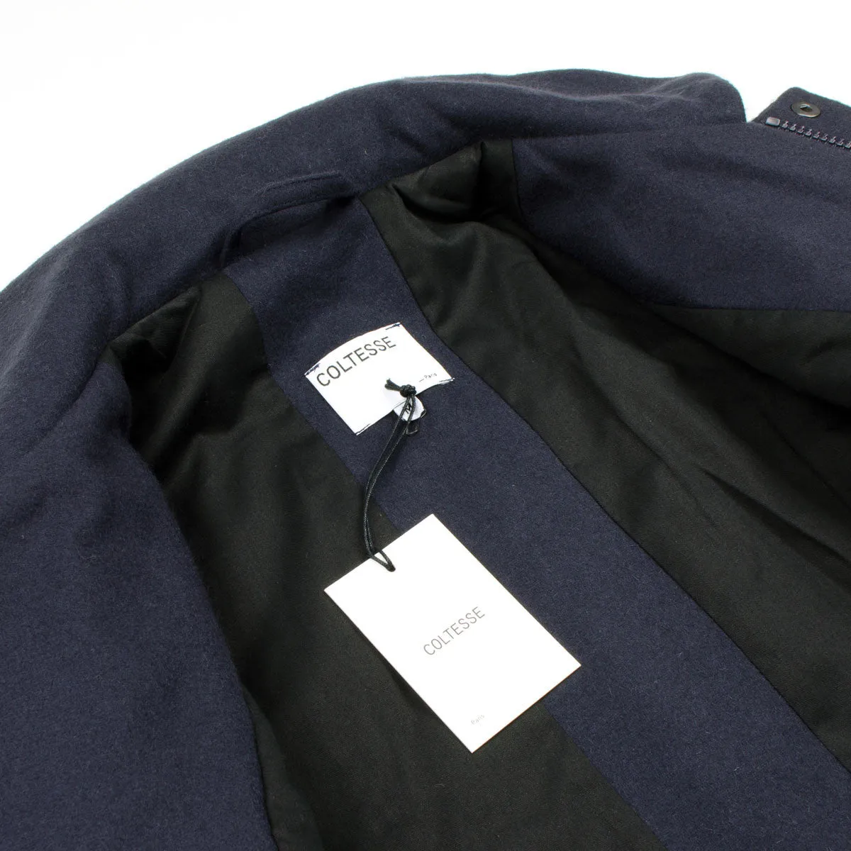 Coltesse Nolan Wool Jacket - Stylish Dark Navy Outerwear for Men