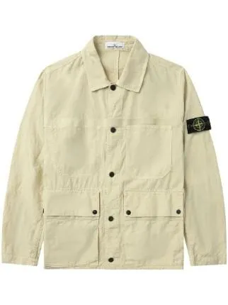 COMPASS-BADGE SIGNATURE SHIRT JACKET