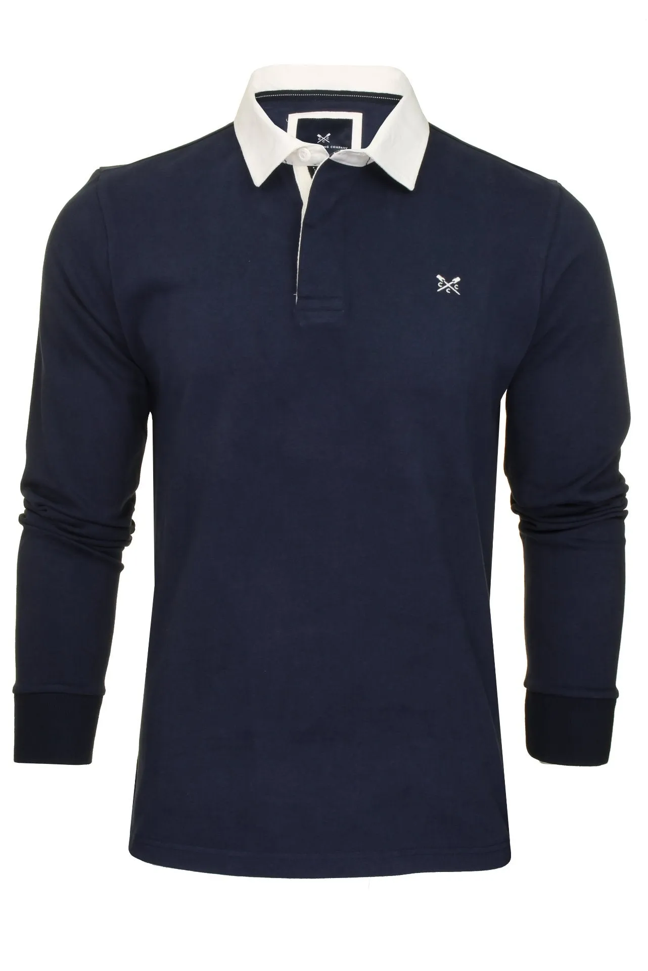 Crew Clothing Mens Rugby Polo Shirt 'Long Sleeve Rugby' - Long Sleeved