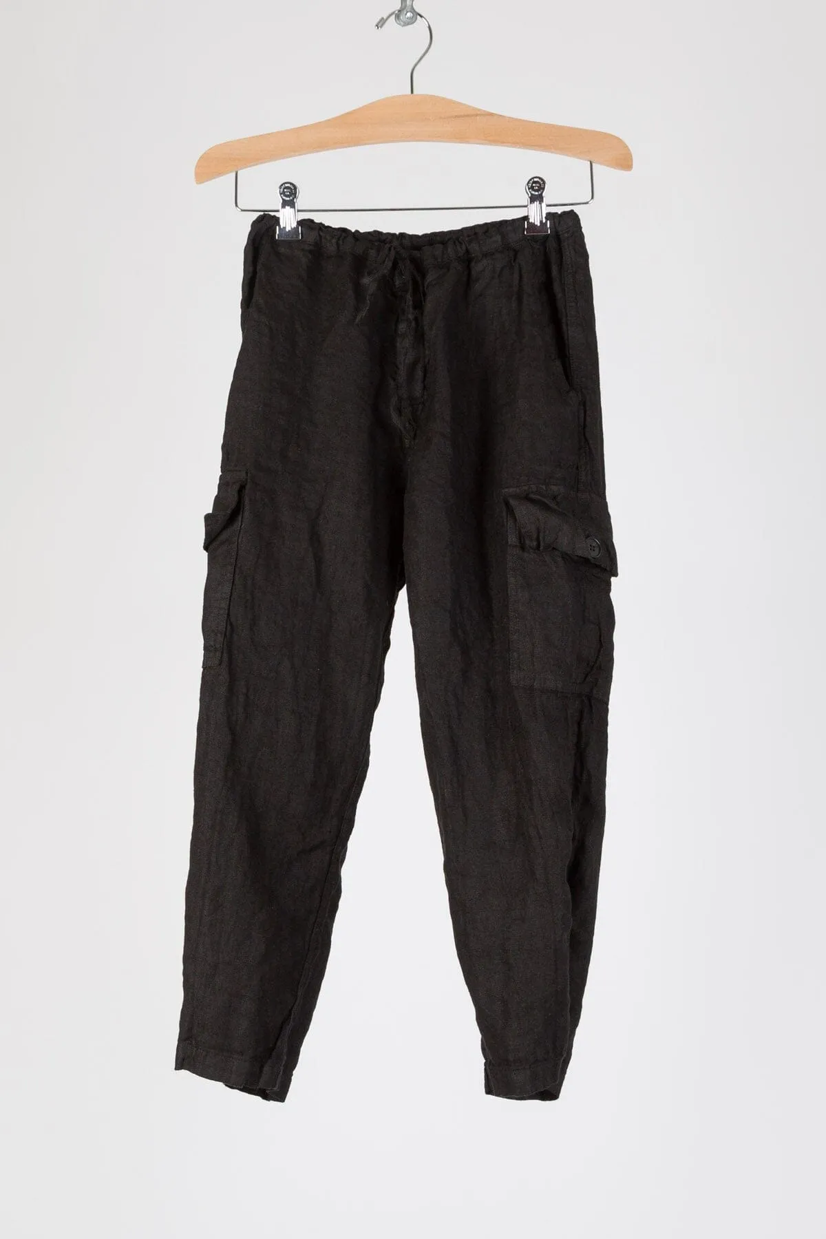 Cropped Cargo - Linen Twill