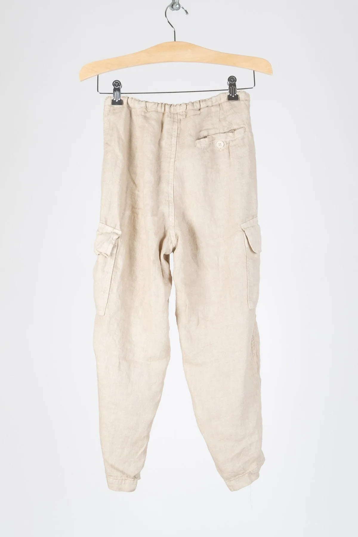 Cropped Cargo - Linen Twill