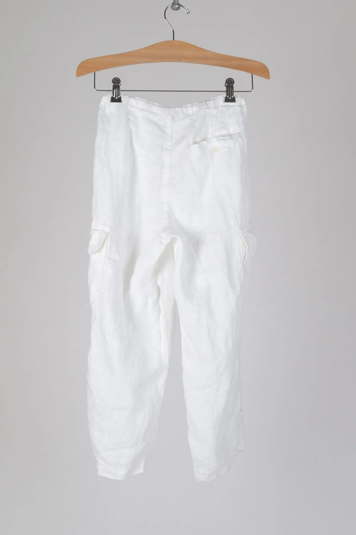 Cropped Cargo - Linen Twill