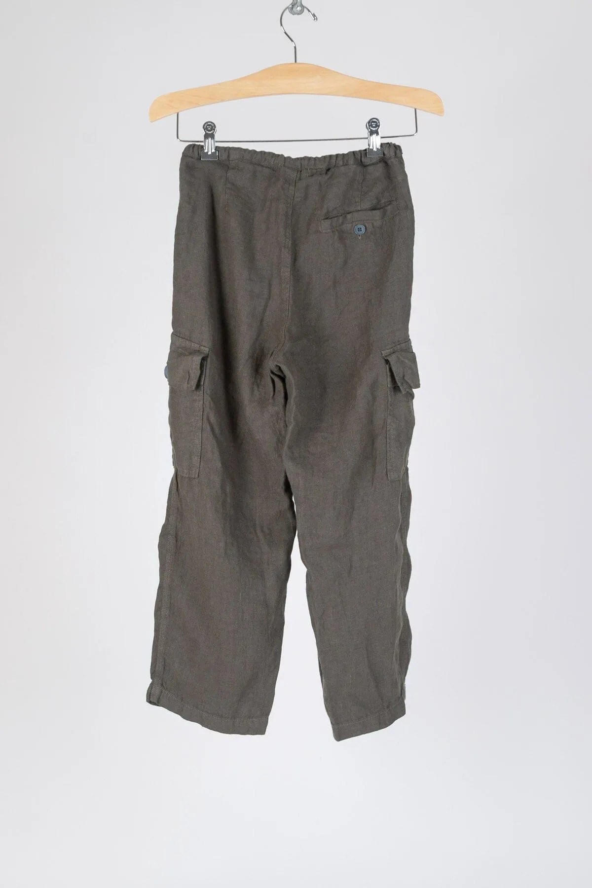 Cropped Cargo - Linen Twill