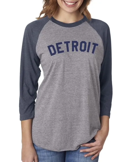 Detroit Baseball Tee / Navy