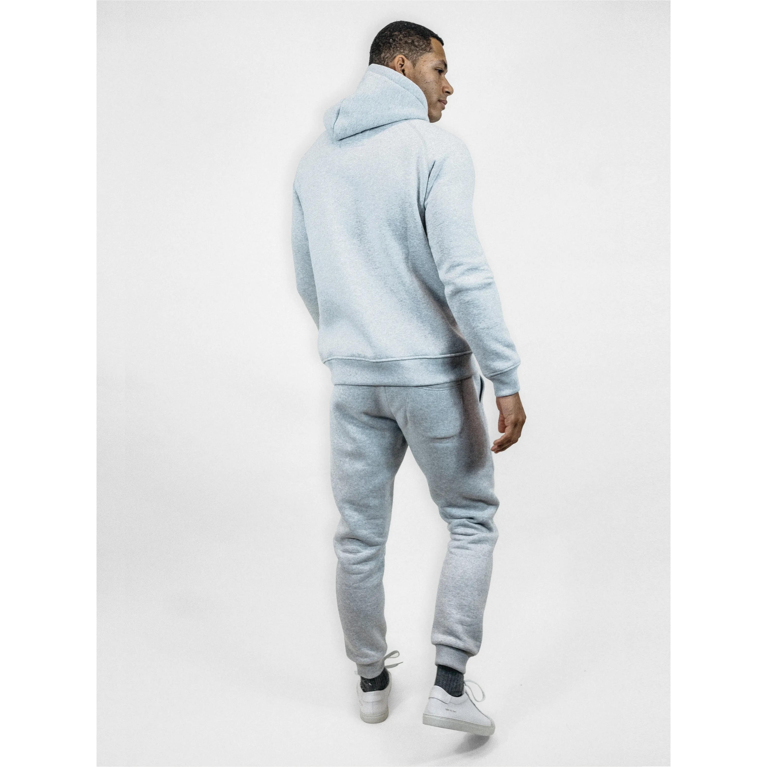 Ellis Logo Hoodie in Grey