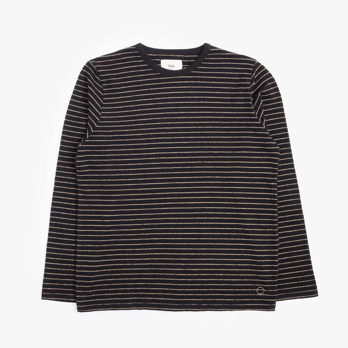 Folk Long Sleeve Textured Stripe T-Shirt