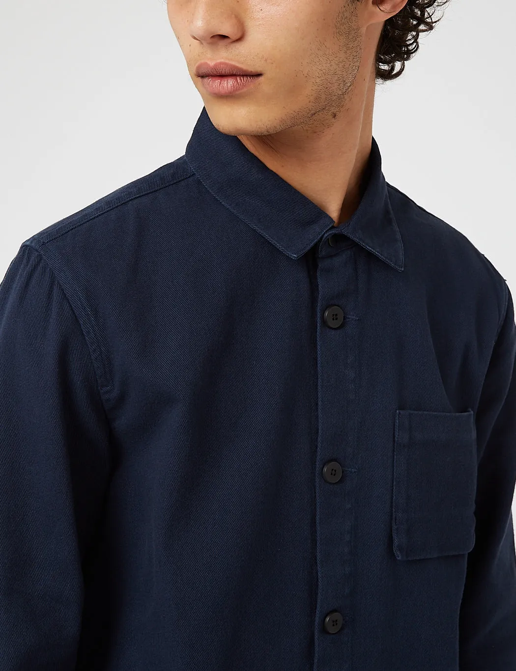 Folk Plinth Assembly Jacket - Navy Blue