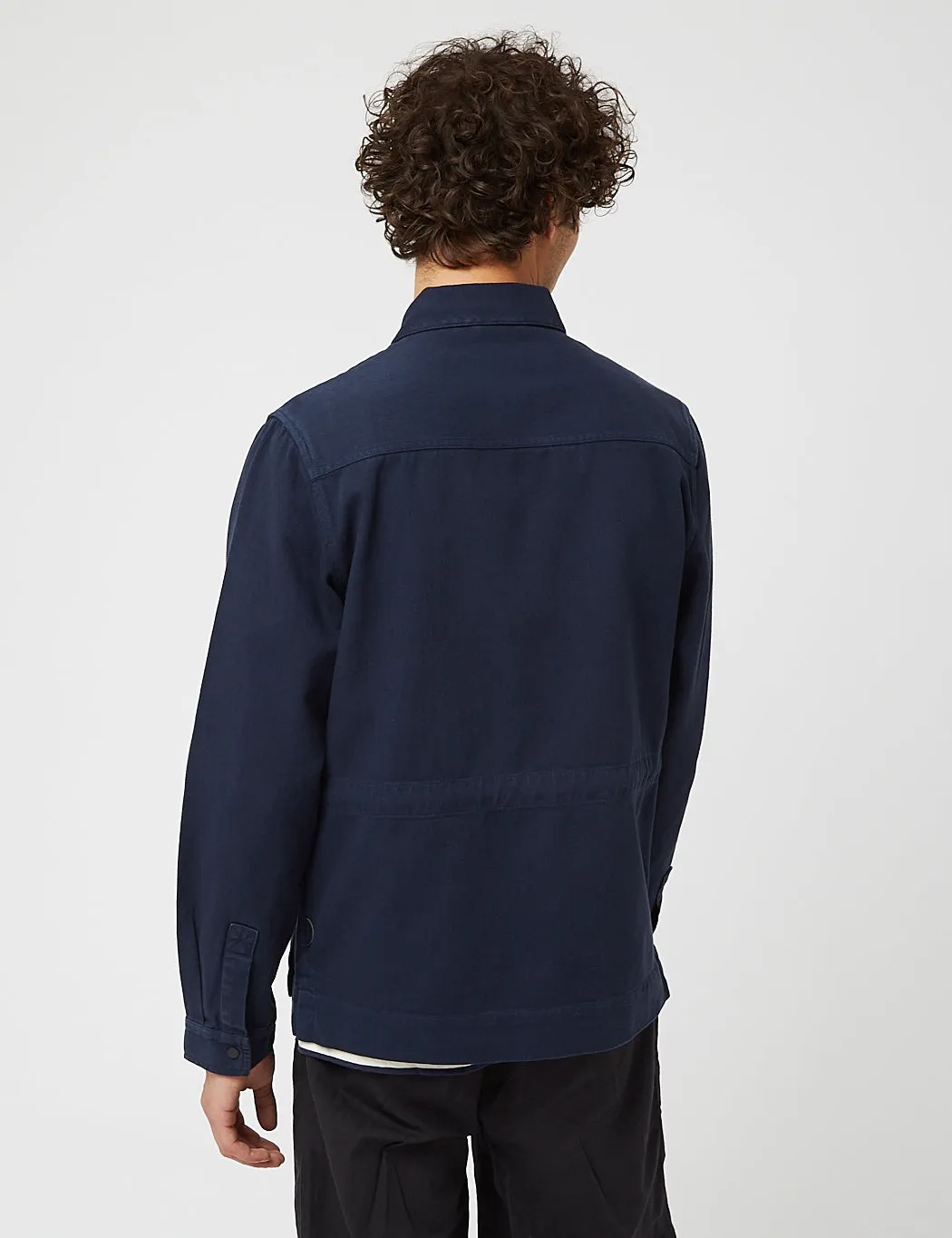 Folk Plinth Assembly Jacket - Navy Blue