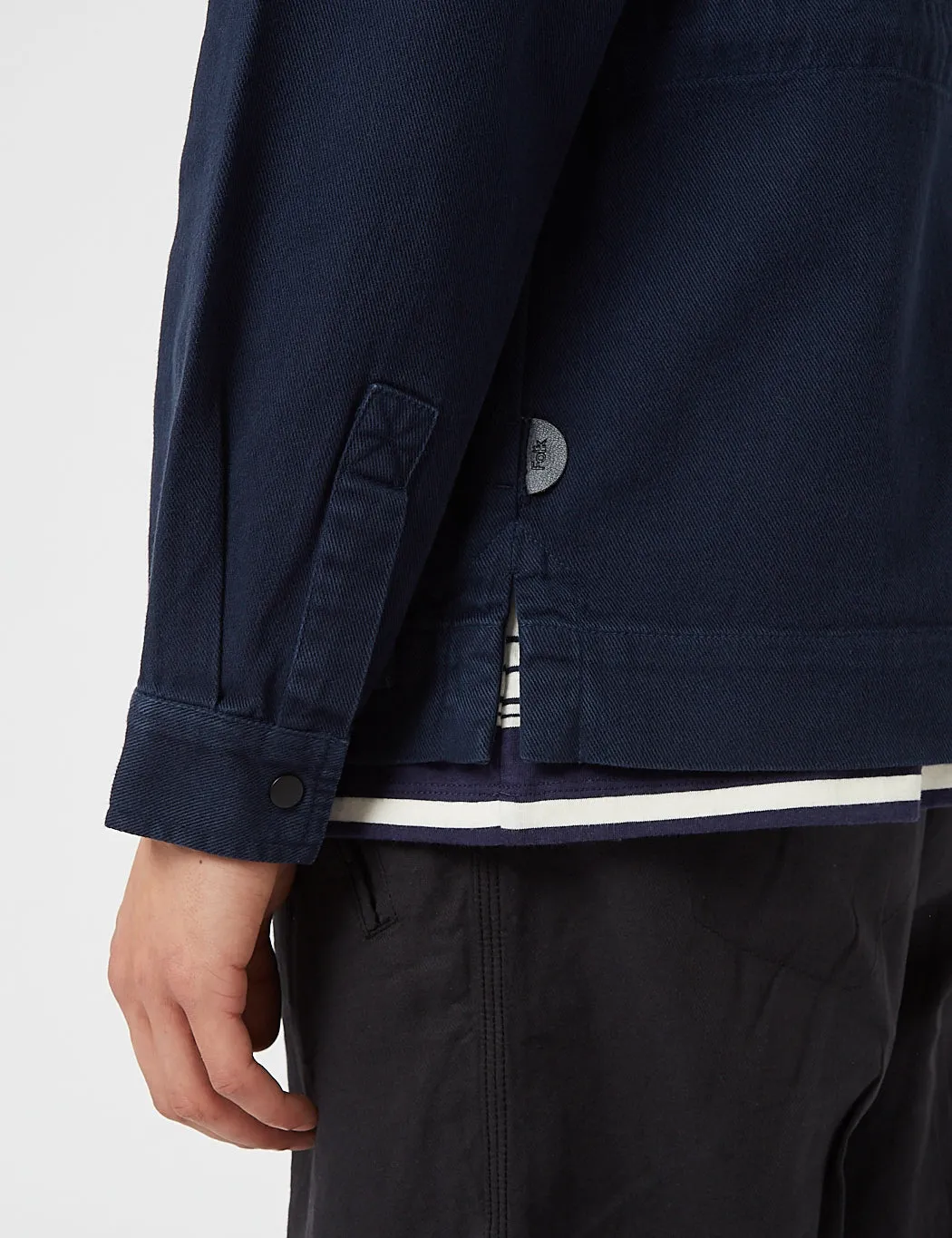 Folk Plinth Assembly Jacket - Navy Blue