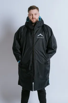 Hazy Blue Waterproof Adults All Weather Changing Robe - Newquay