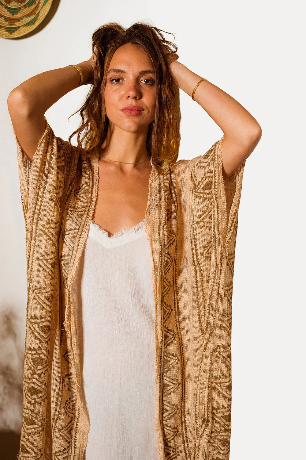 KIARA KAFTAN / KIMONO NATURAL BEIGE