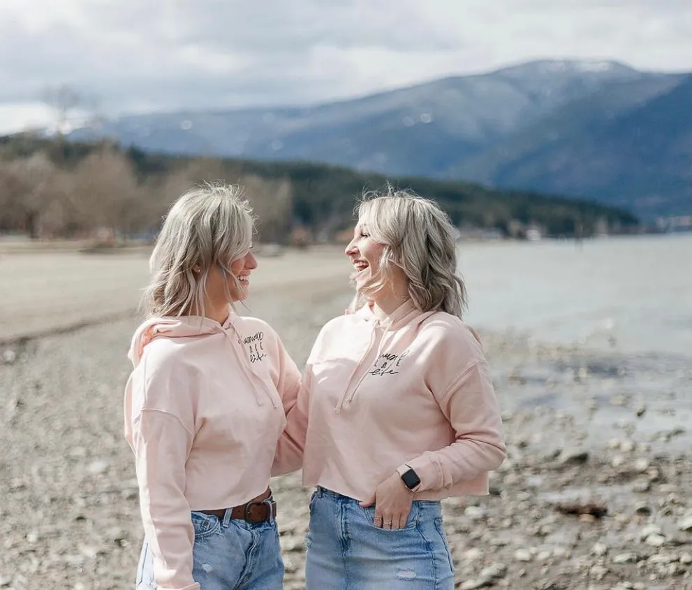 Lake & Life -  Shuswap Crop Hoodie