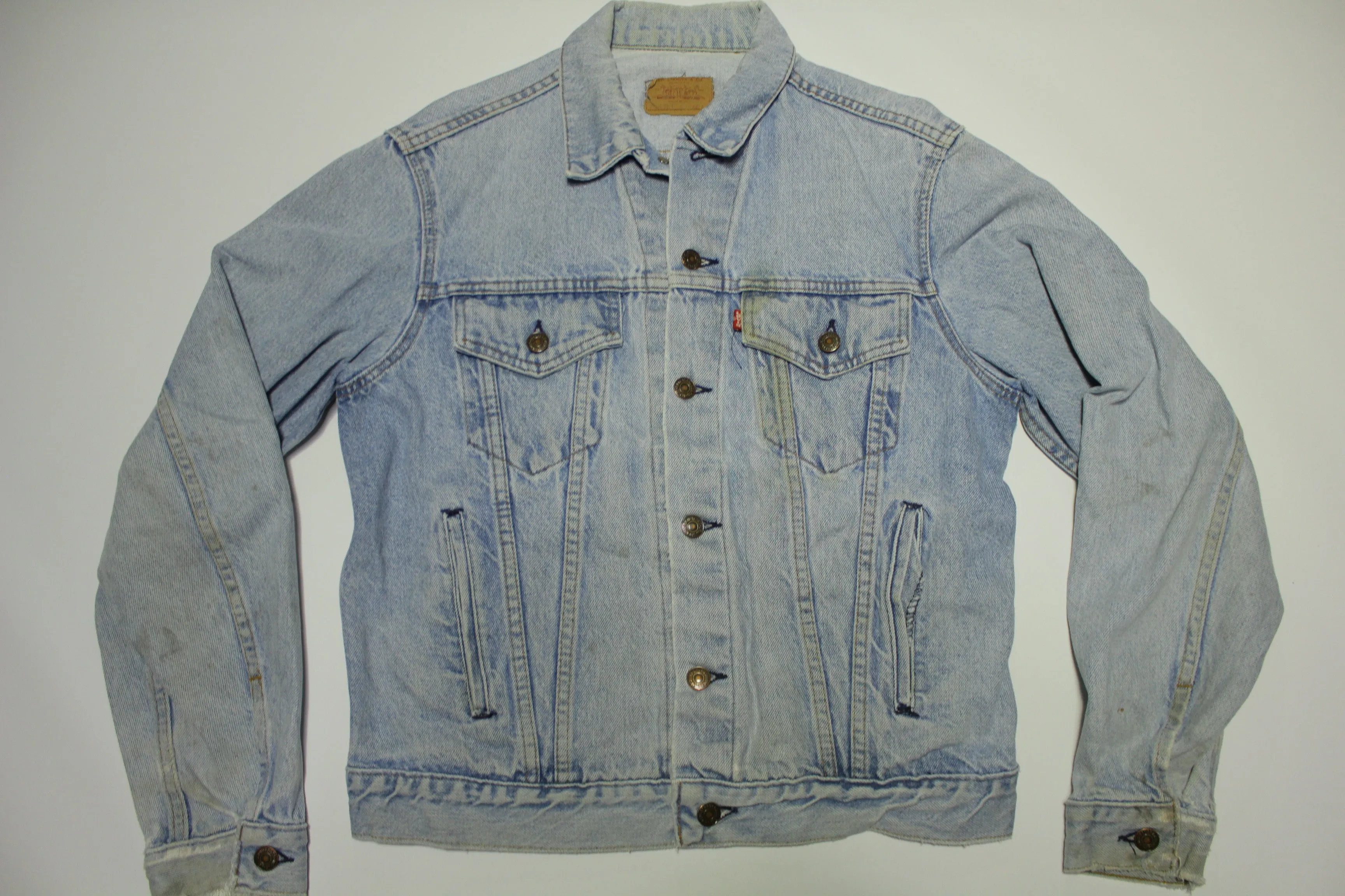 Levis 80's Vintage 70506-0214 4 Pocket Blue Jean Trucker Jacket