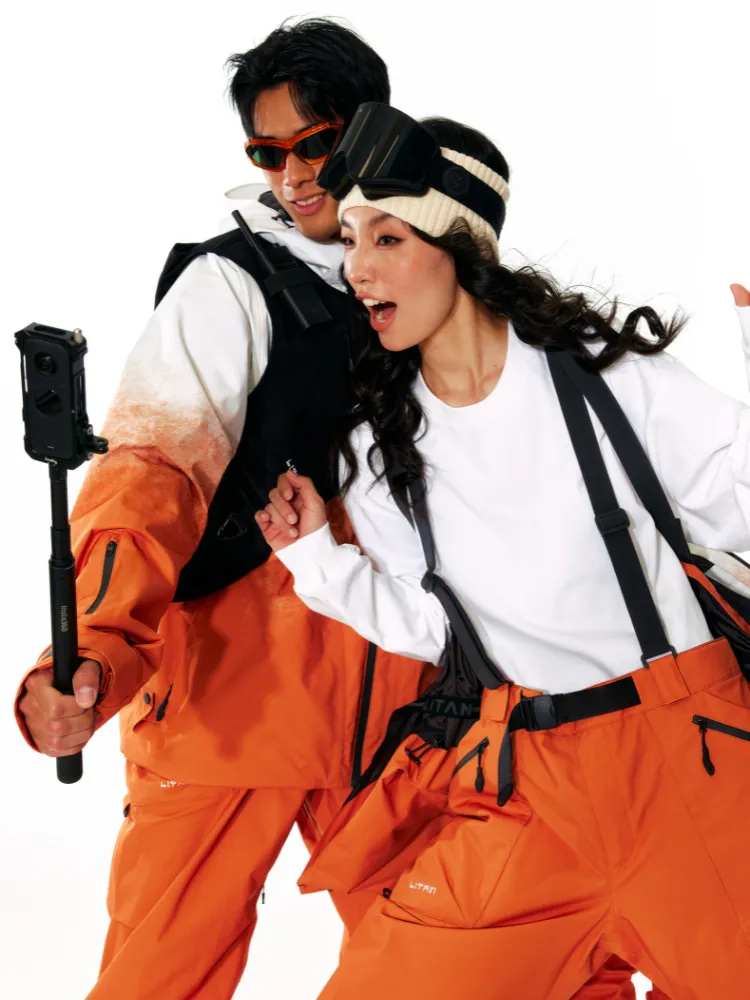 LITAN Alpine Teflon Orange Jacket - Unisex