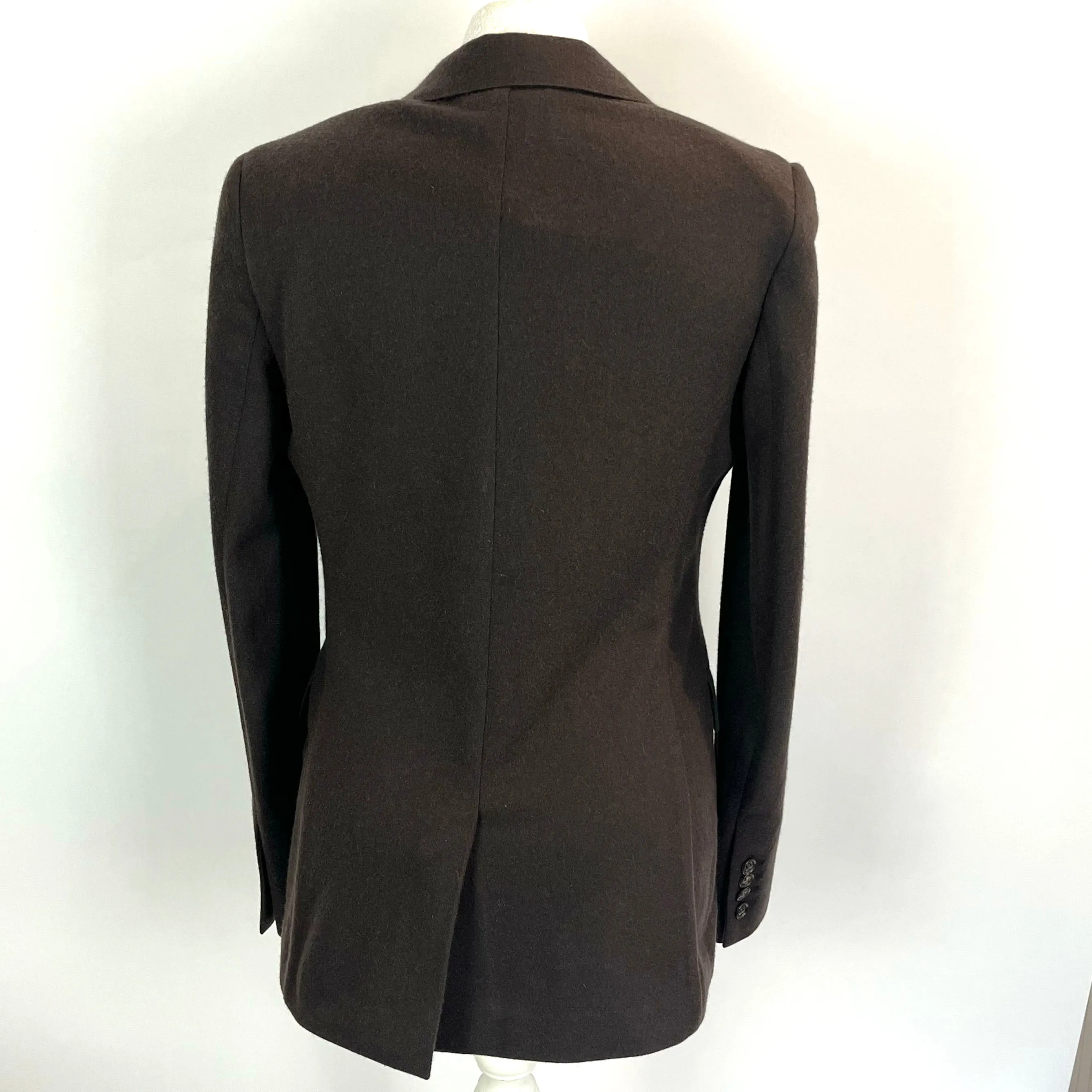 Loro Piana 3000 Chocolate Lightweight Cashmere Jacket S