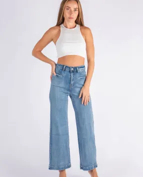 Maddie Flared Jeans - Denim Blue