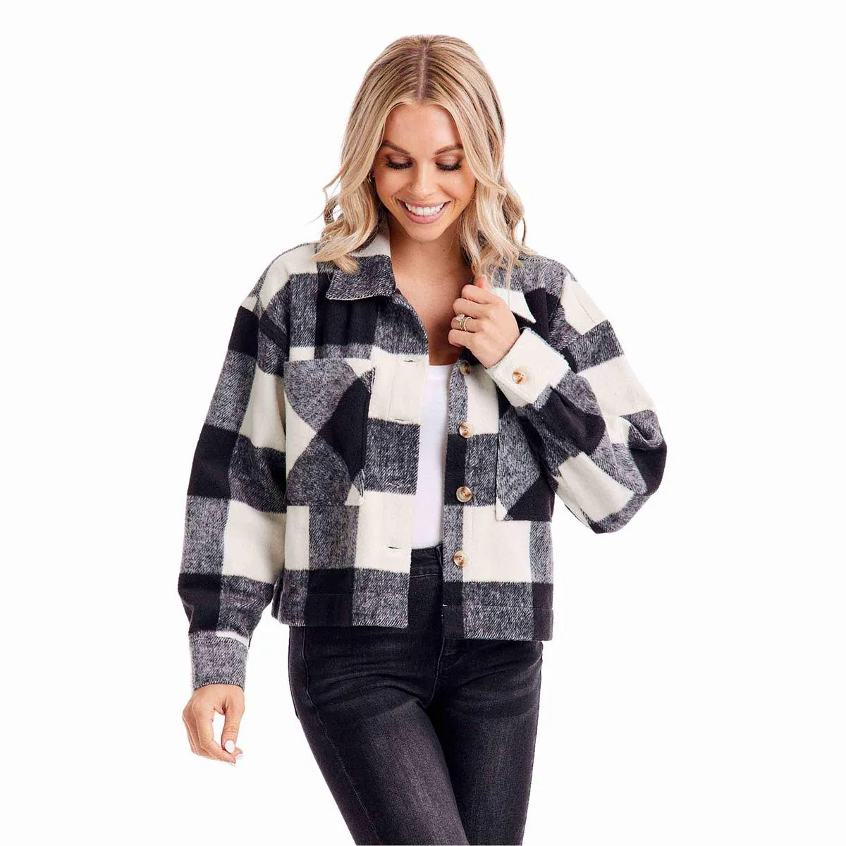 Maverick Plaid Jacket BK-L