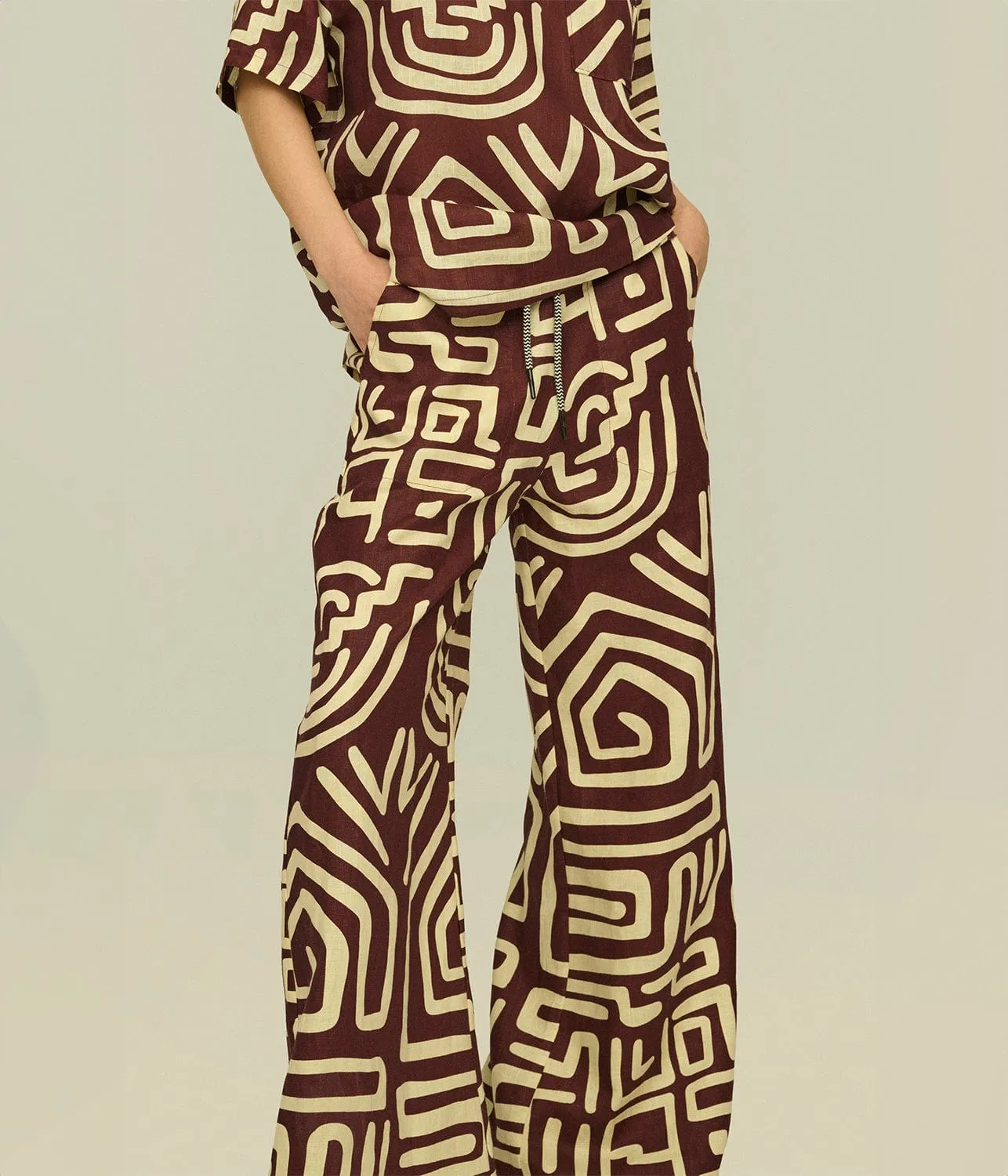 MOJAVE LINEN TROUSERS- KALAHARA