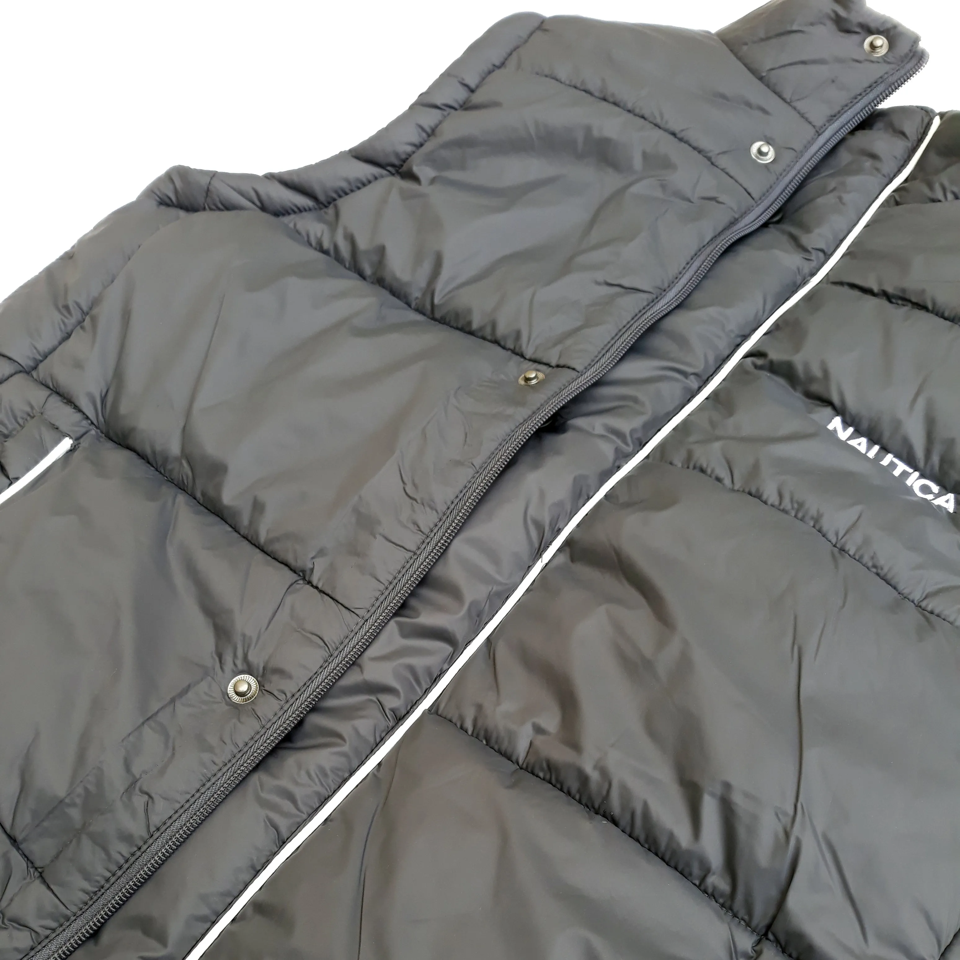 NA - Men 'Grey' Quilted Puffer Gilet NA629