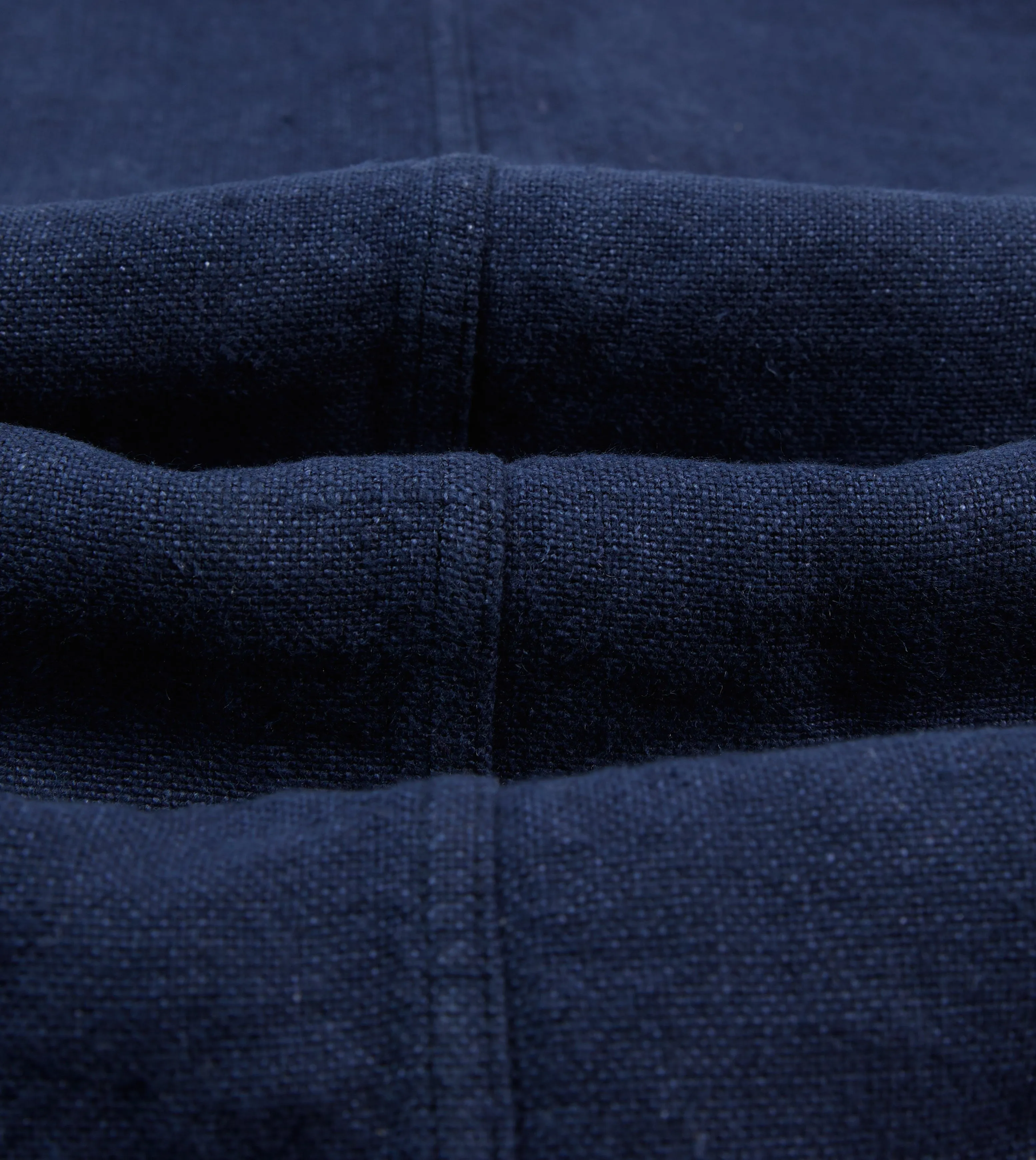 Navy Linen Five-Pocket Chore Jacket