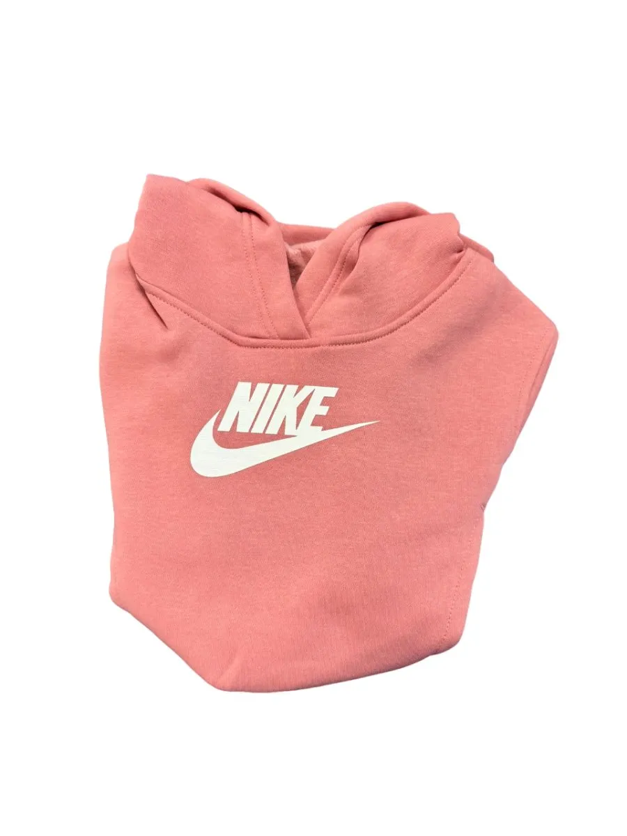 NIKE Junior Sportswear Club Pink Cropped Hoodie for Girls - Stylish Athletic Wear