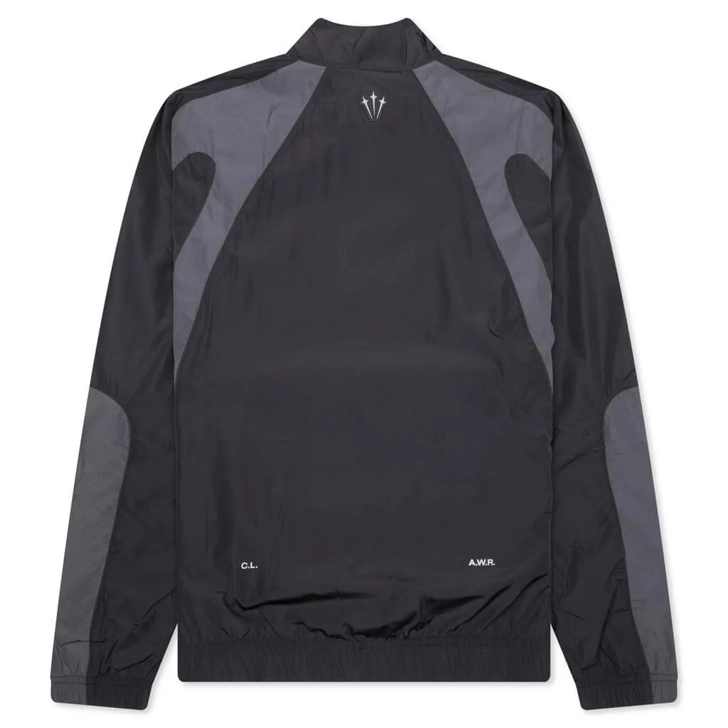 Nike x Nocta NRG CS Track Jacket - Woven Anthracite/Iron Grey/Wolf Grey Collection.