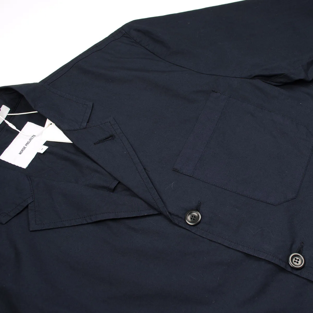 Norse Projects - Nilas Typewriter Work Jacket - Dark Navy