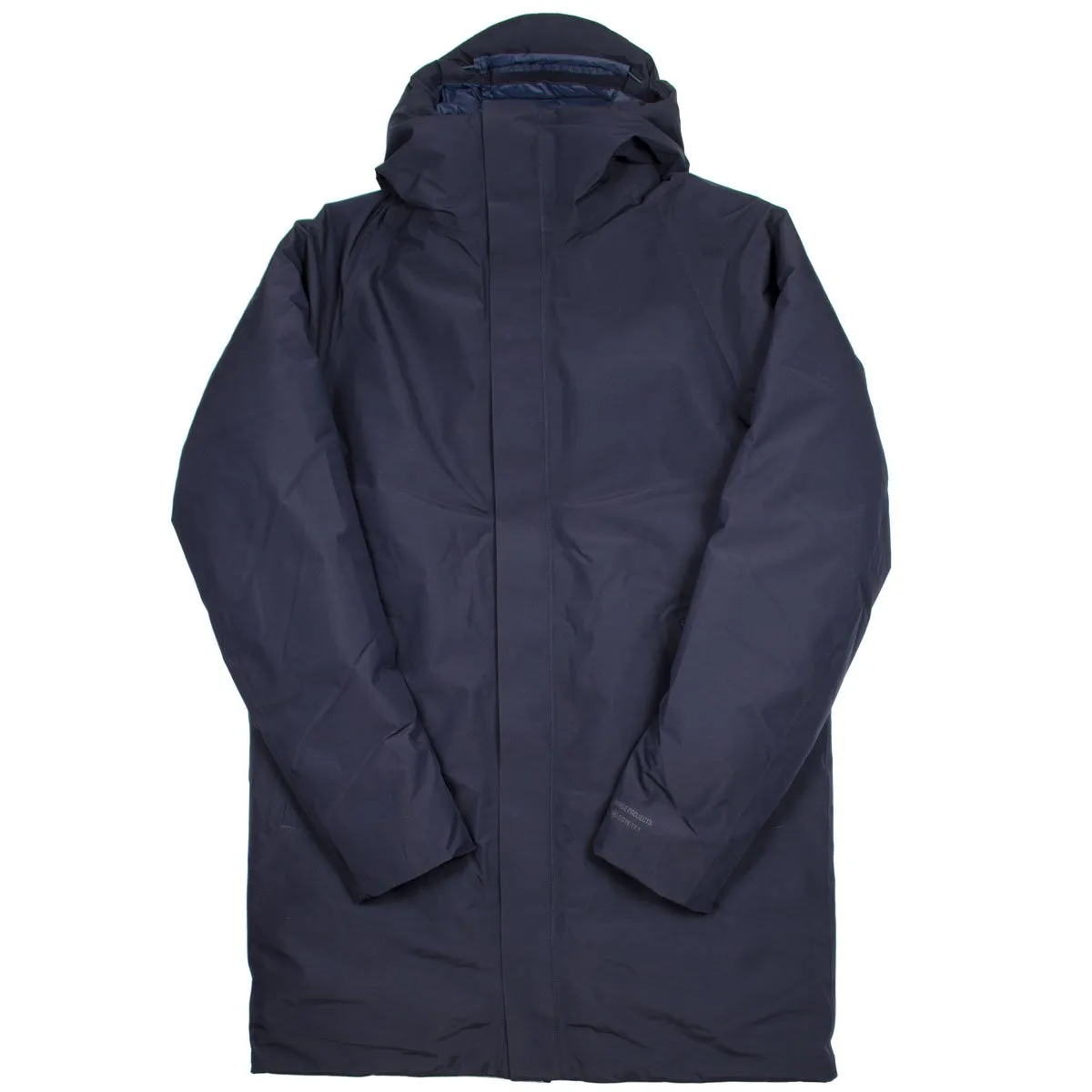 Norse Projects Rokkvi 5.0 Waterproof Gore-Tex Parka - Dark Navy Blue - Stylish and Functional Winter Jacket